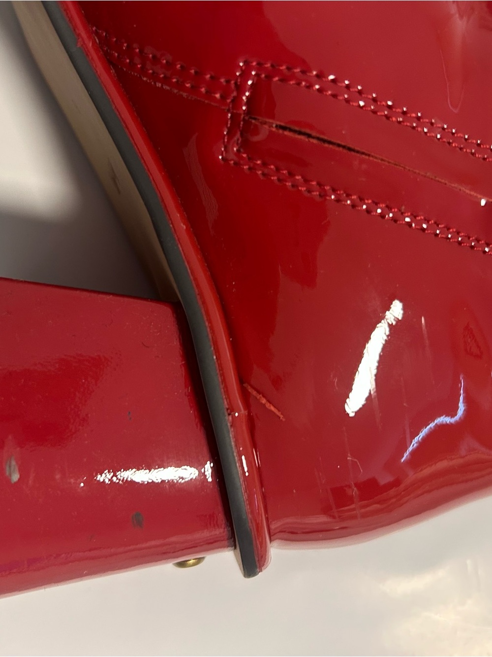 COACH womens Gigi Patent Leather Bootie - Picture 7 of 16
